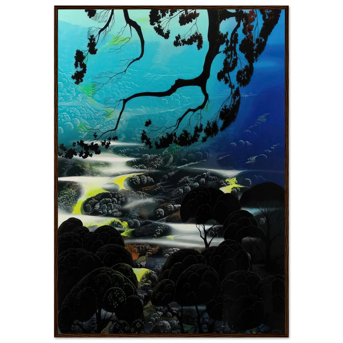 Days End Framed Poster | Eyvind Earle Framed Prints Wall Art | Eyvind Earle Prints