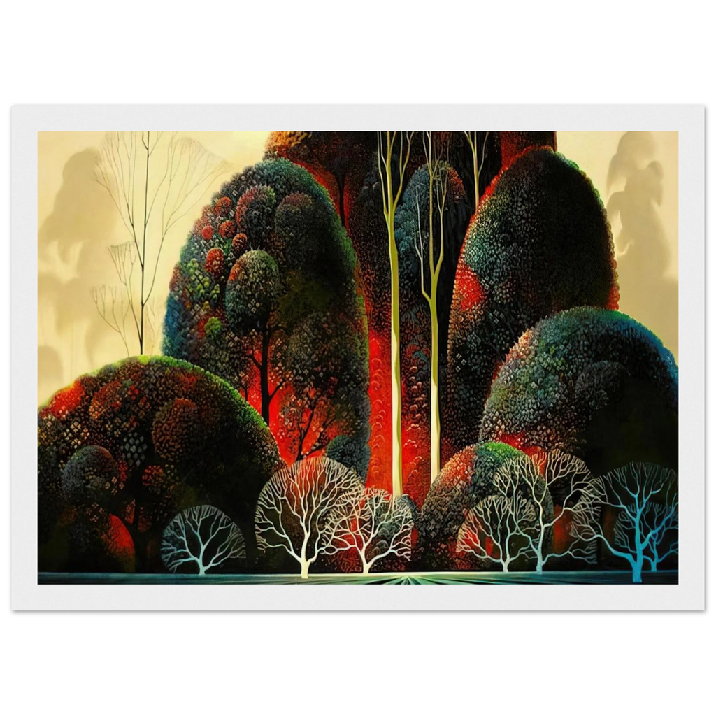 California Orchid Framed Poster | Eyvind Earle Framed Prints Wall Art | Eyvind Earle Prints
