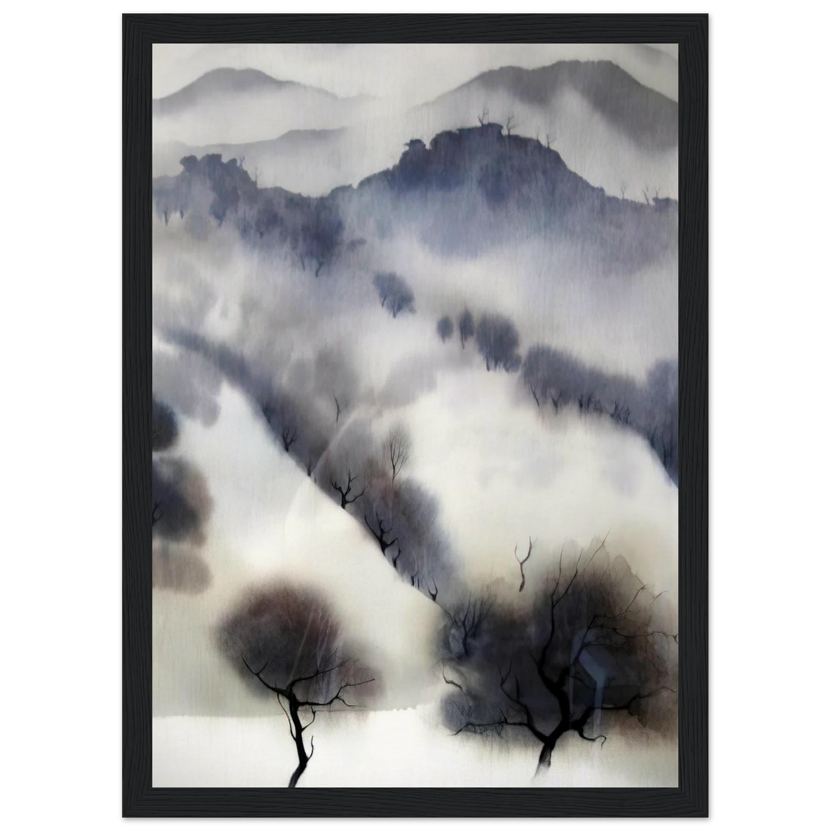 California landscape Framed Poster | Eyvind Earle Framed Prints Wall Art | Eyvind Earle Prints