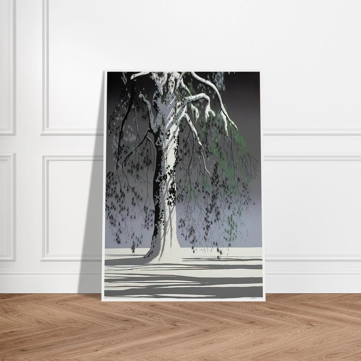 Fir Tree In Snow Framed Poster | Eyvind Earle Framed Prints Wall Art | Eyvind Earle Prints