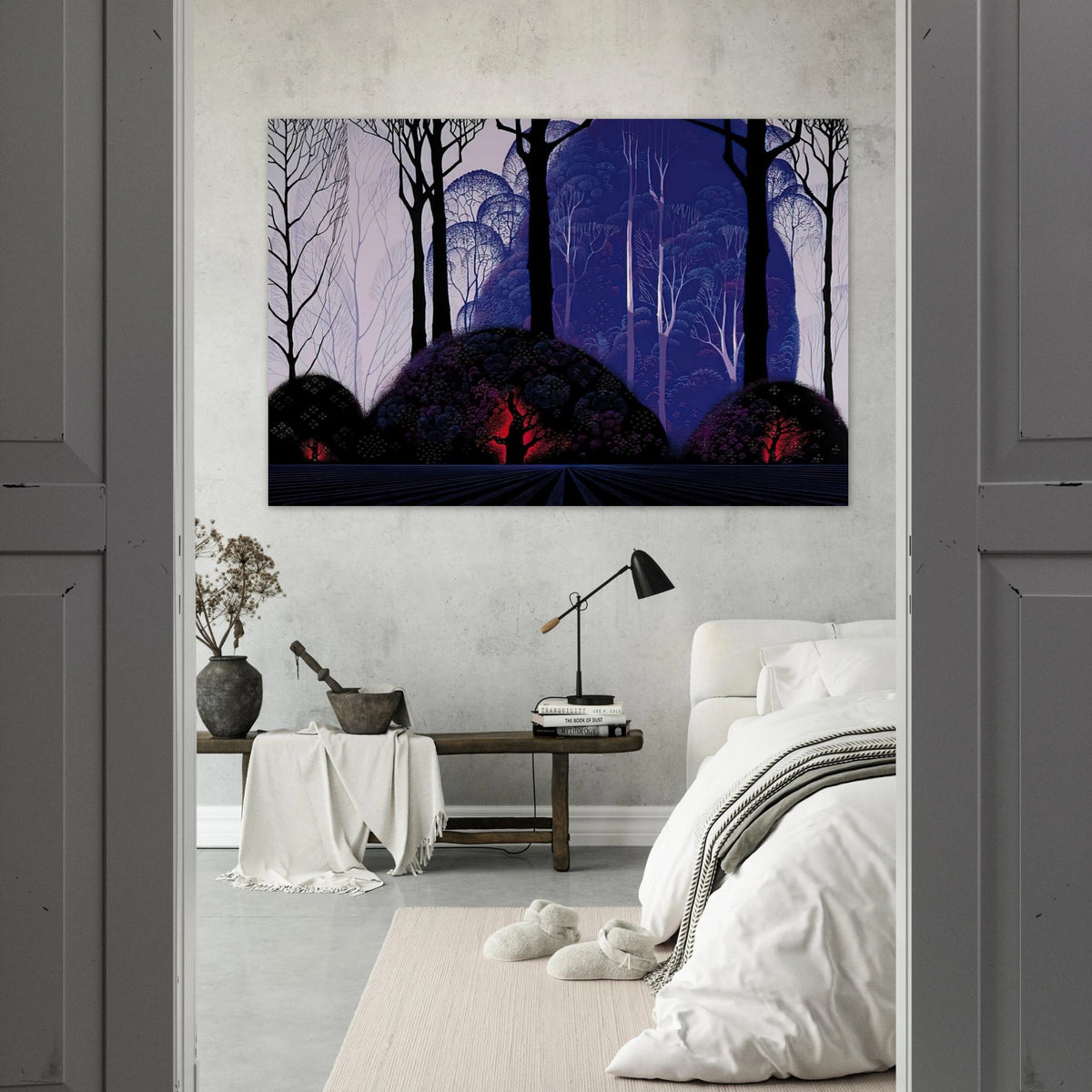 Purple Eucalyptus Poster | Eyvind Earle Poster | Eyvind Earle Prints