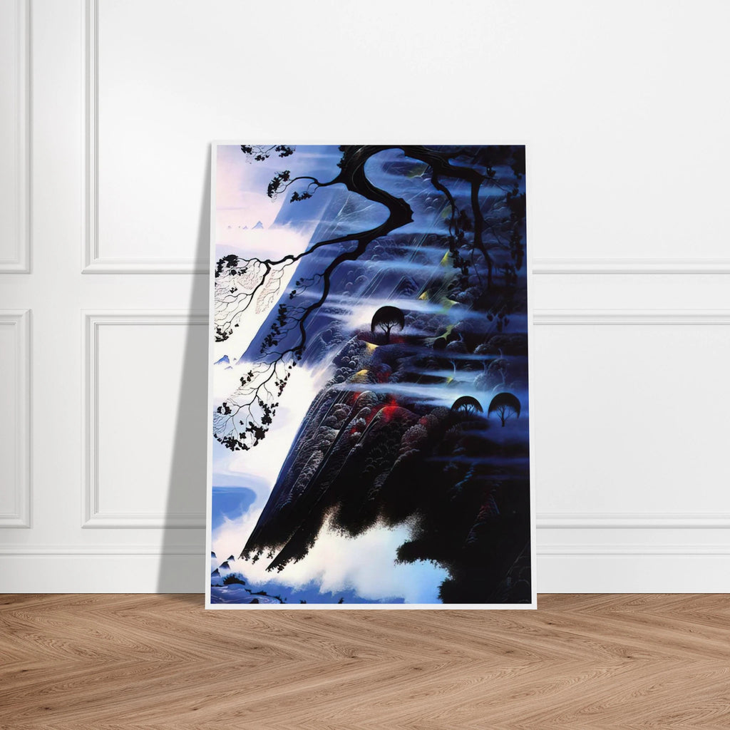 Fog Light Framed Poster | Eyvind Earle Framed Prints Wall Art | Eyvind Earle Prints