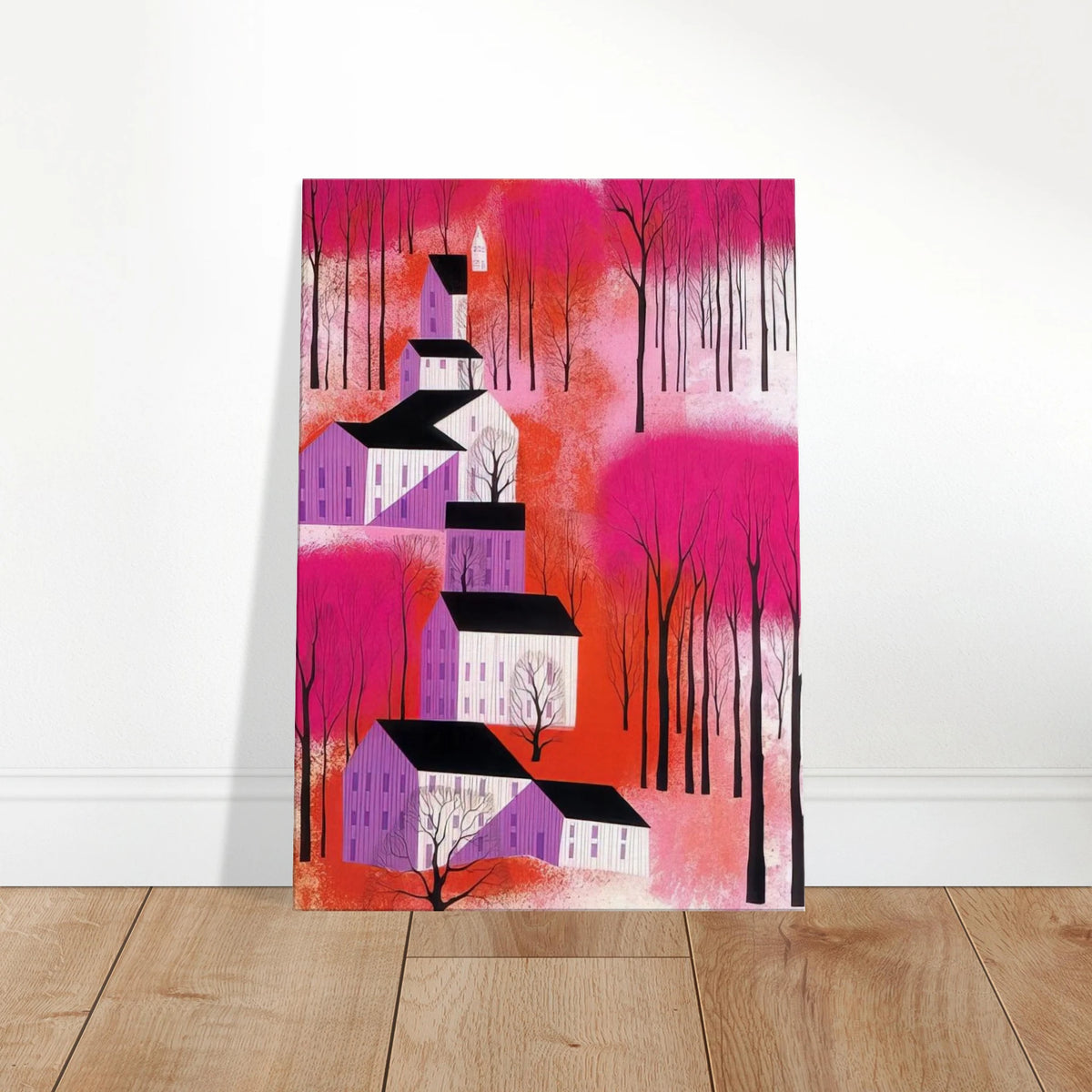 Autumn Sunset Canvas | Eyvind Earle Canvas | Eyvind Earle Prints