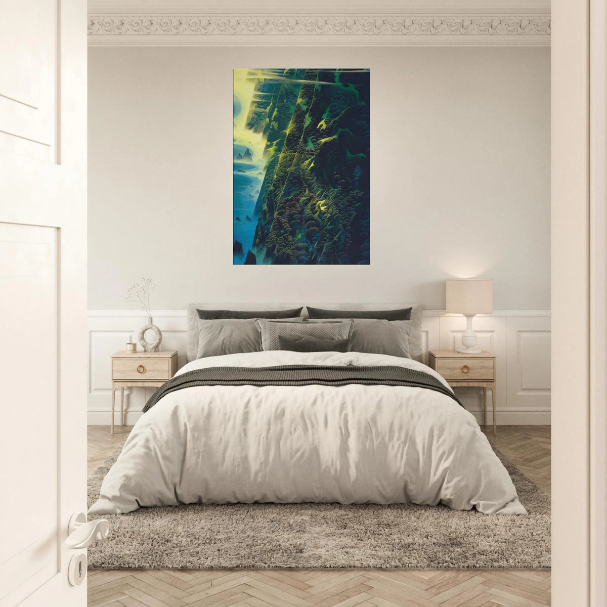 Jeweled Cliffs Canvas | Eyvind Earle Canvas | Eyvind Earle Prints