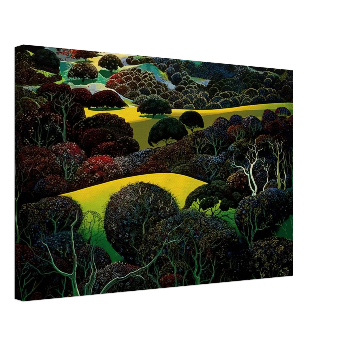 Santa Ynez Memories Canvas | Eyvind Earle Canvas | Eyvind Earle Prints