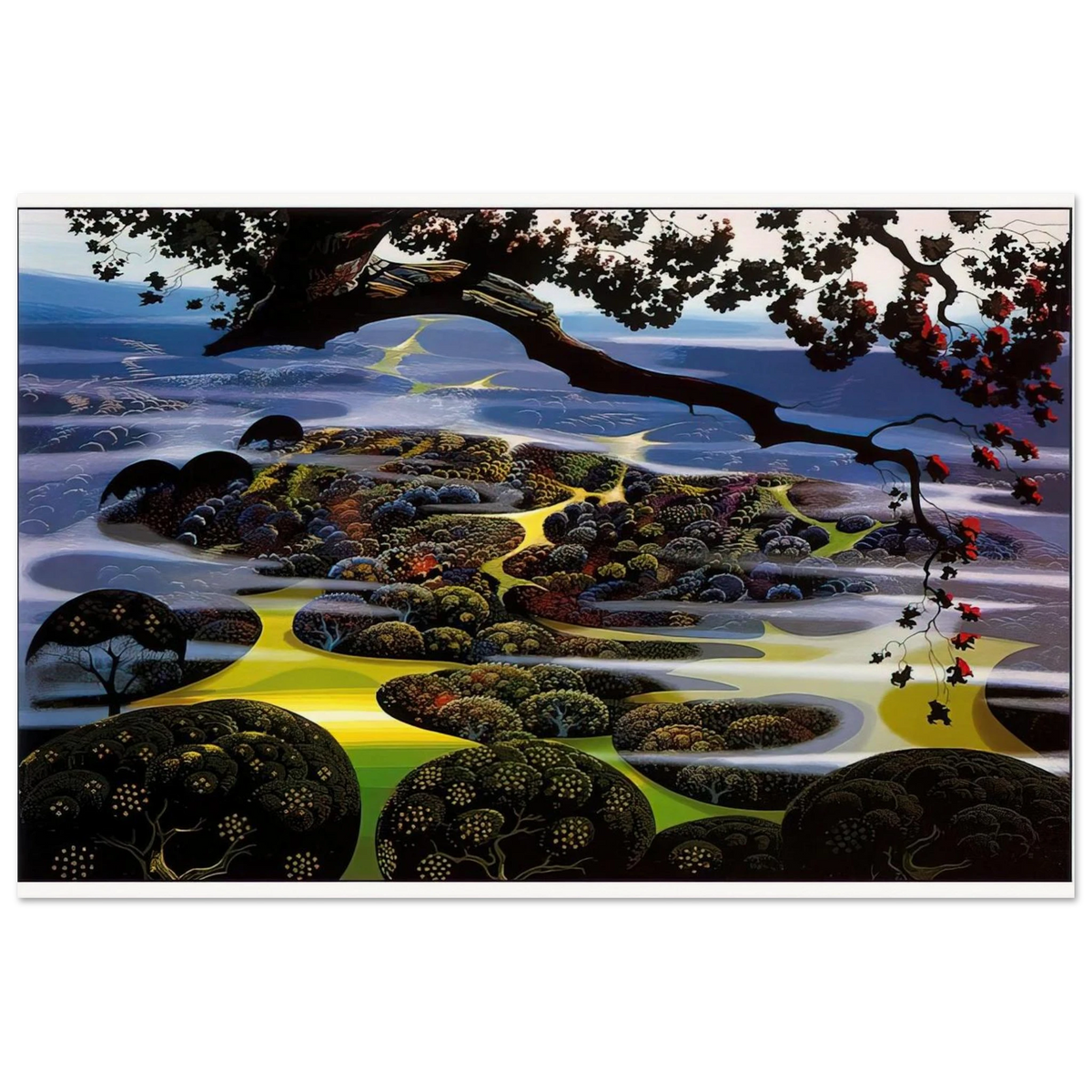 Mystic Mountain Poster | Eyvind Earle Poster | Eyvind Earle Prints
