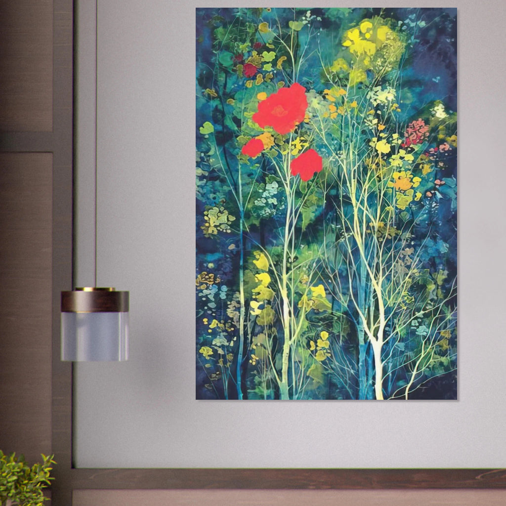 Poppies and Flowers Poster | Eyvind Earle Poster | Eyvind Earle Prints