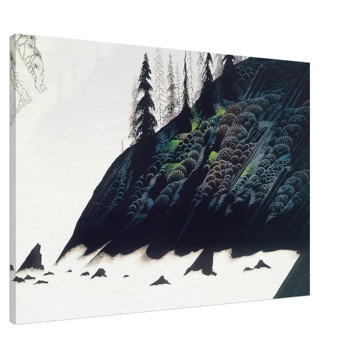 Spruce Redwoods and Pine Canvas | Eyvind Earle Canvas | Eyvind Earle Prints
