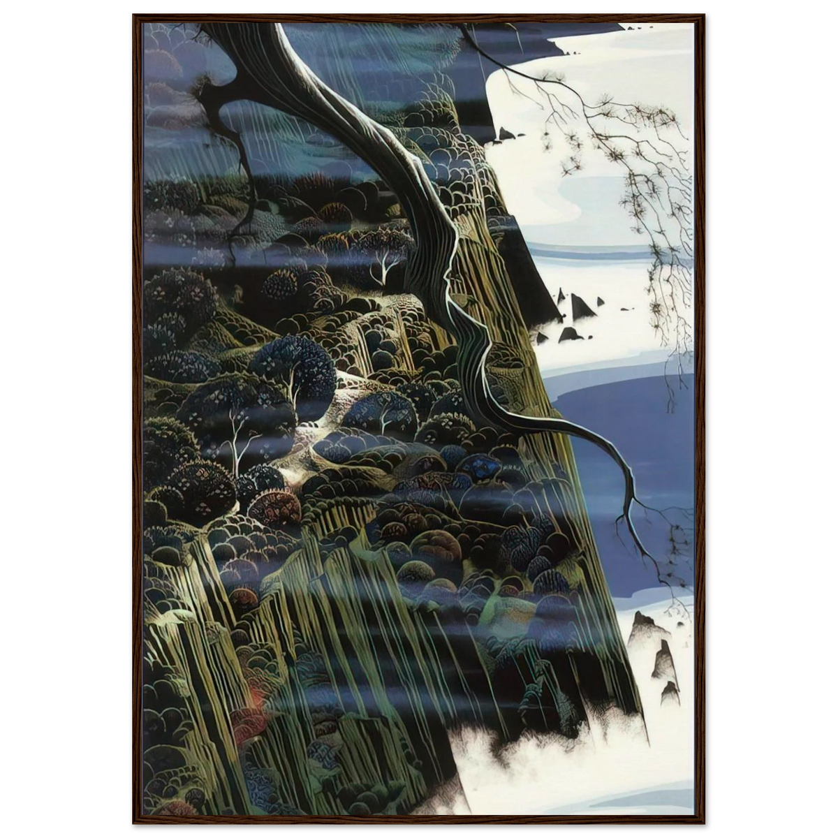 From Out of the Sea Framed Poster | Eyvind Earle Framed Prints Wall Art | Eyvind Earle Prints