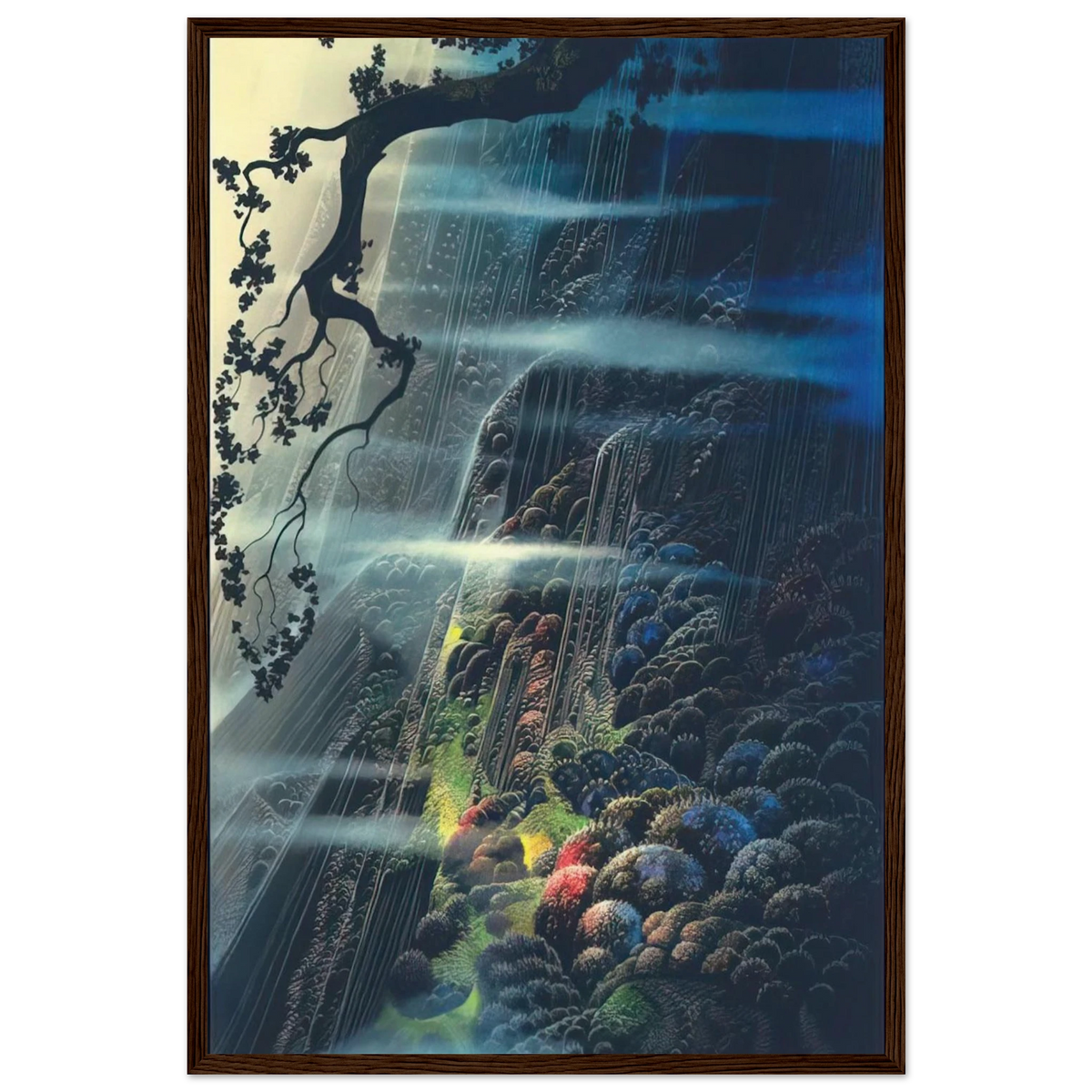 Evening Magic Framed Poster | Eyvind Earle Framed Prints Wall Art | Eyvind Earle Prints