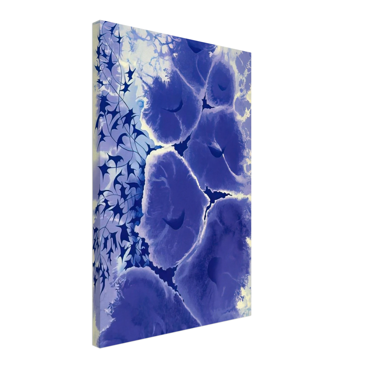 Mauve Floral Canvas | Eyvind Earle Canvas | Eyvind Earle Prints