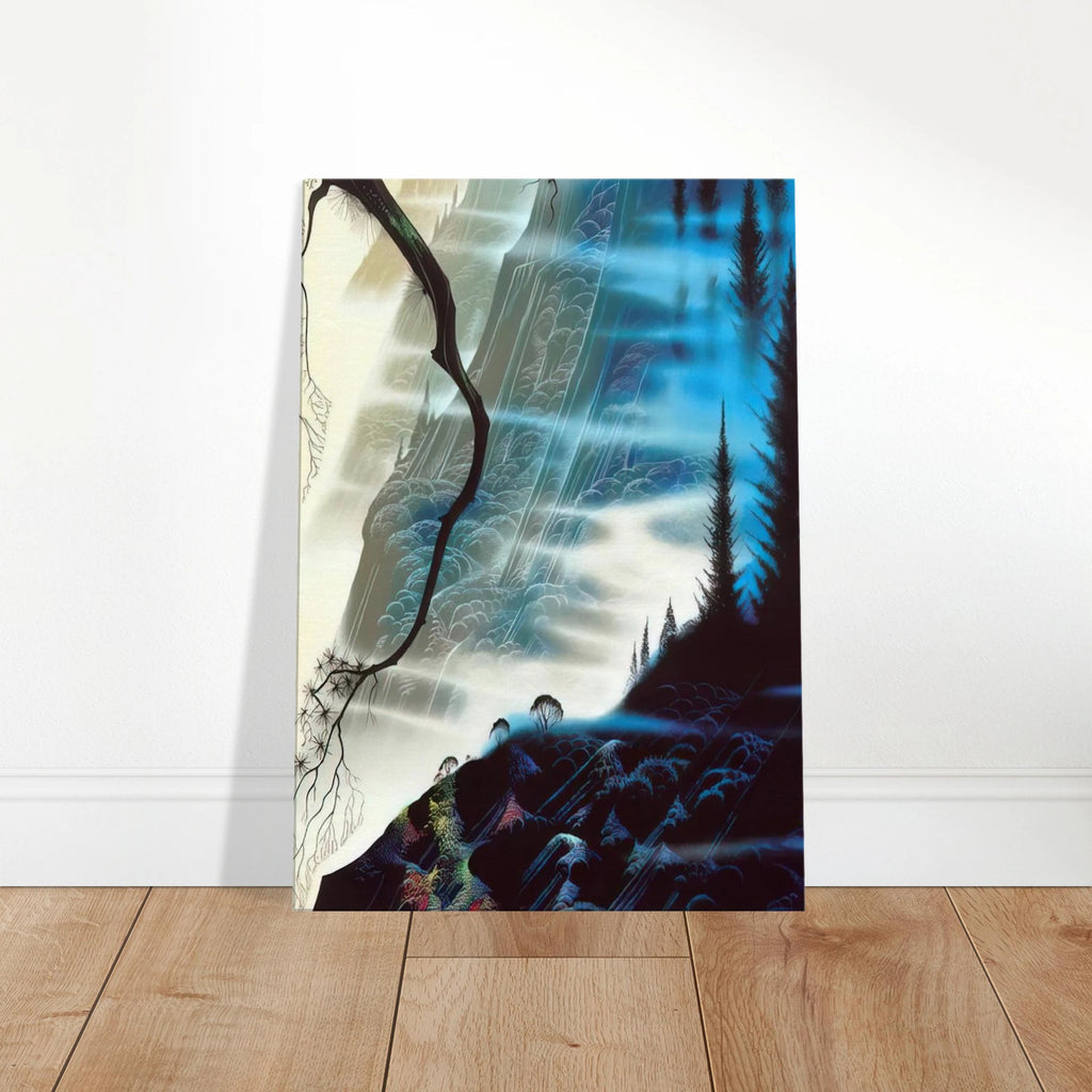 Sea Cliffs and Redwoods Canvas | Eyvind Earle Canvas | Eyvind Earle Prints