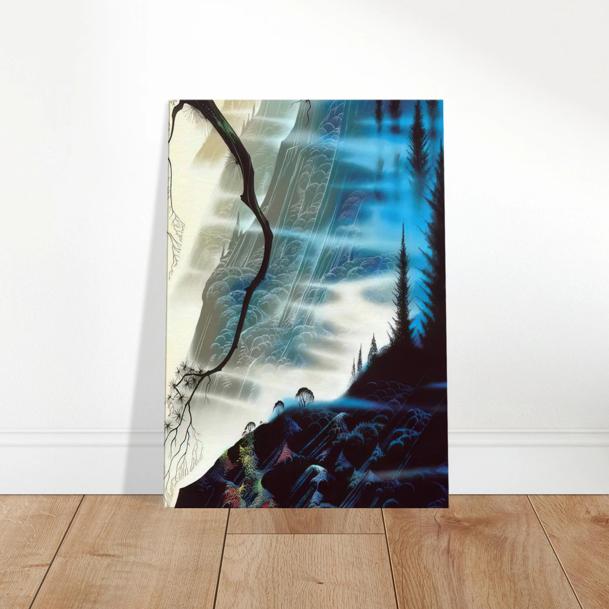 Sea Cliffs and Redwoods Canvas | Eyvind Earle Canvas | Eyvind Earle Prints