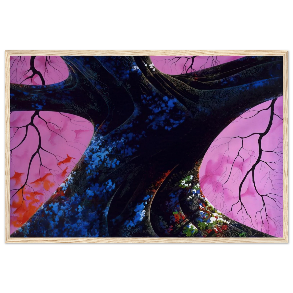 Giant Oak Framed Poster | Eyvind Earle Framed Prints Wall Art | Eyvind Earle Prints