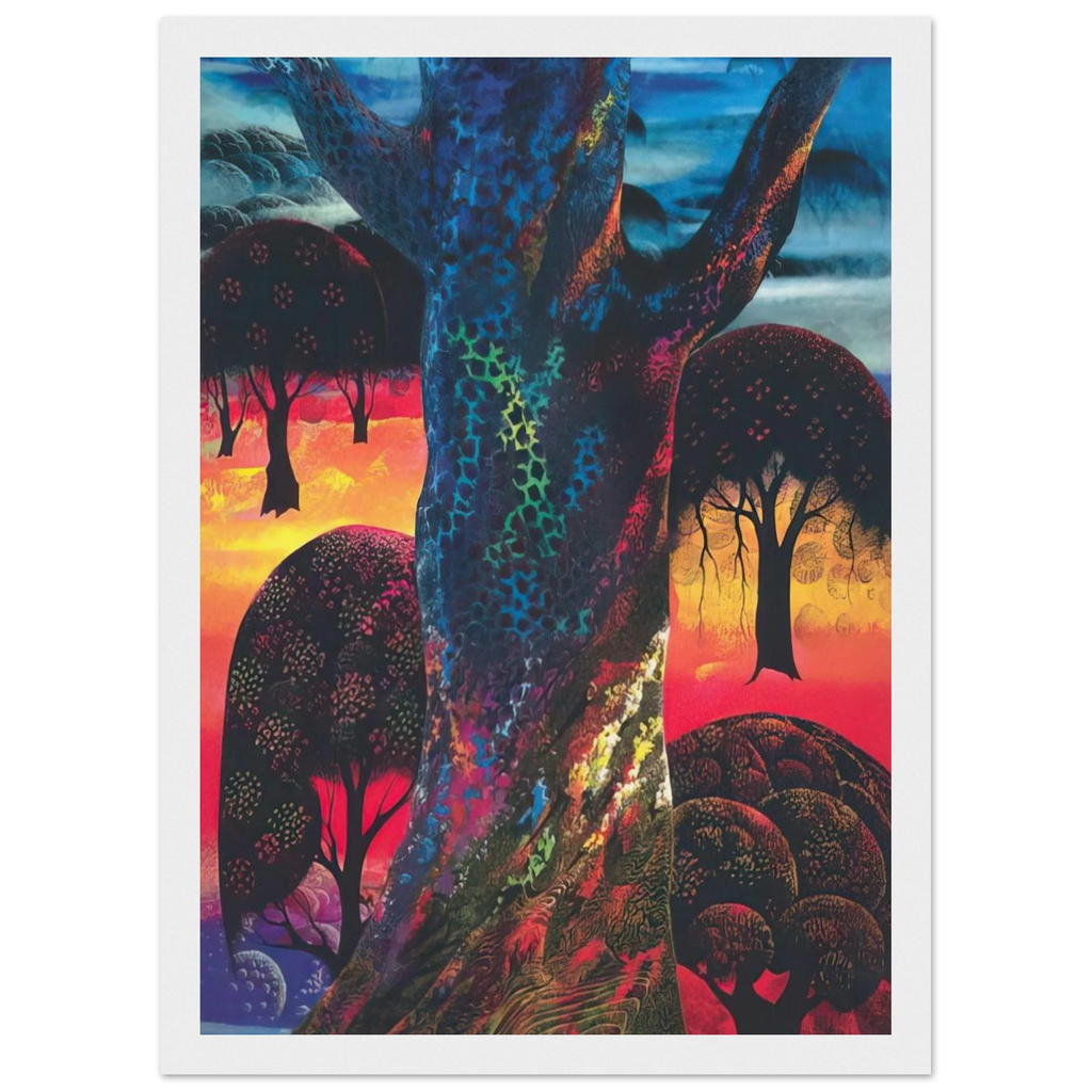 Fire Magic Framed Poster | Eyvind Earle Framed Prints Wall Art | Eyvind Earle Prints