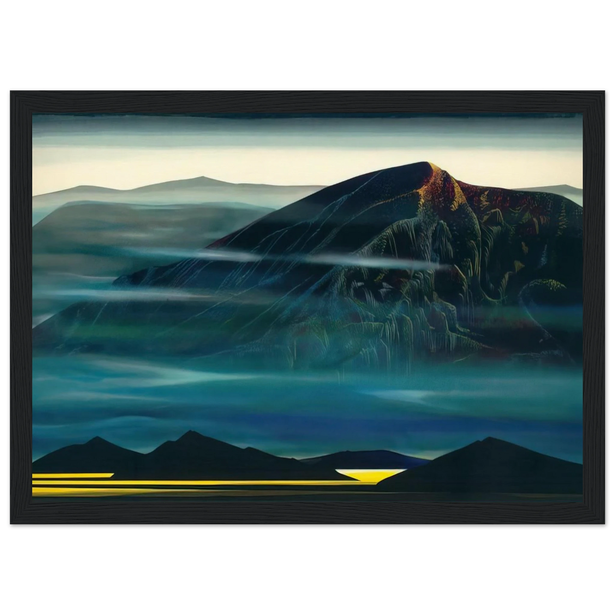 Santa Fe Trail new Serigrap Framed Poster | Eyvind Earle Framed Prints Wall Art | Eyvind Earle Prints