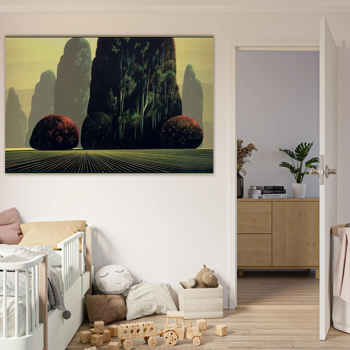 Autumn Eucalyptus Poster | Eyvind Earle Poster | Eyvind Earle Prints