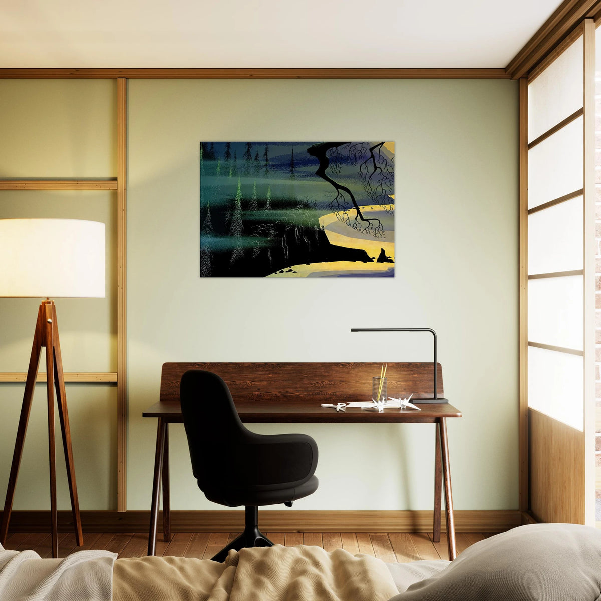 Blue Mist Canvas | Eyvind Earle Canvas | Eyvind Earle Prints