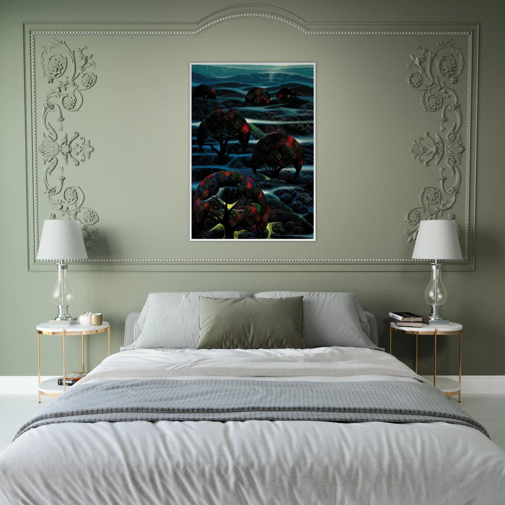Garden of Dreams Framed Poster | Eyvind Earle Framed Prints Wall Art | Eyvind Earle Prints