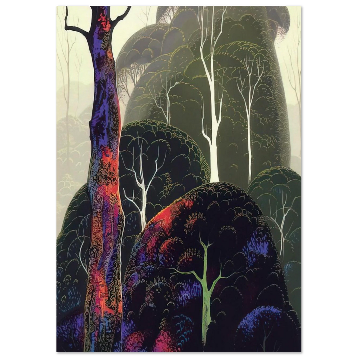 Early Autumn Poster | Eyvind Earle Poster | Eyvind Earle Prints