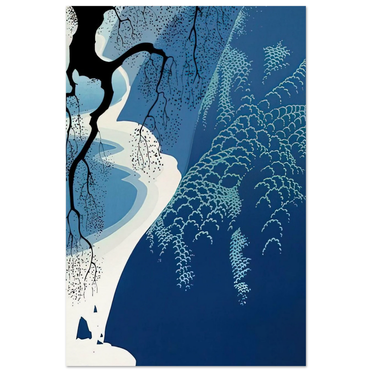 Big Sur and Branch Poster | Eyvind Earle Poster | Eyvind Earle Prints