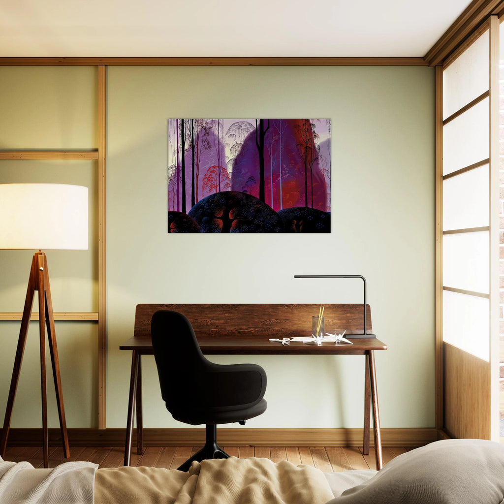 Mauve, Red and Purple Canvas | Eyvind Earle Canvas | Eyvind Earle Prints