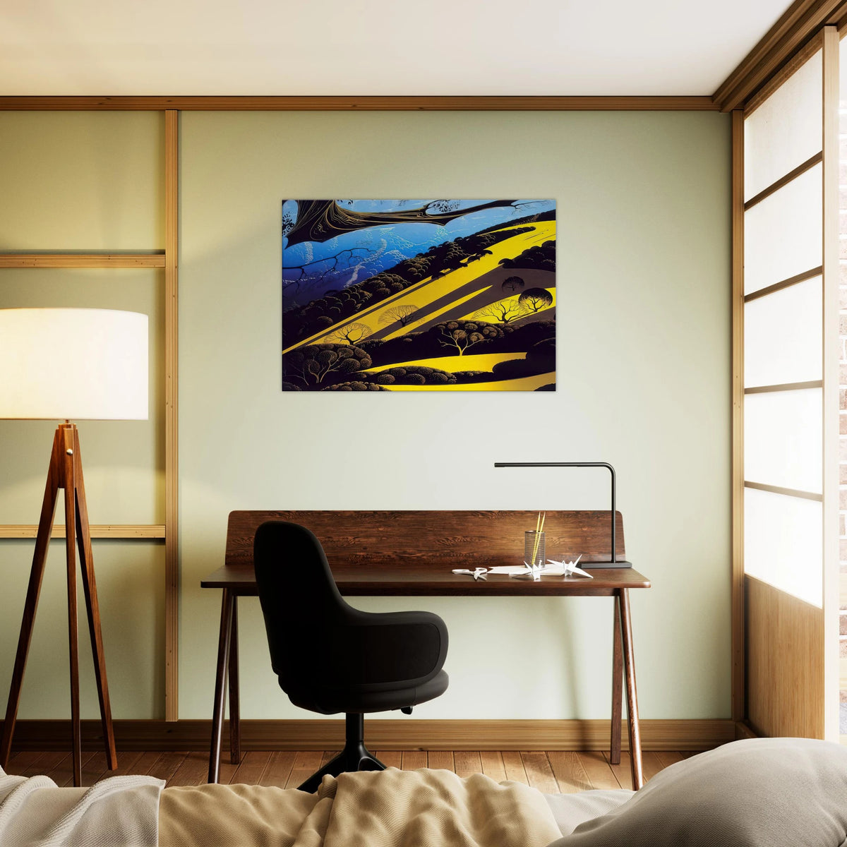 Gaviota Pass Canvas | Eyvind Earle Canvas | Eyvind Earle Prints