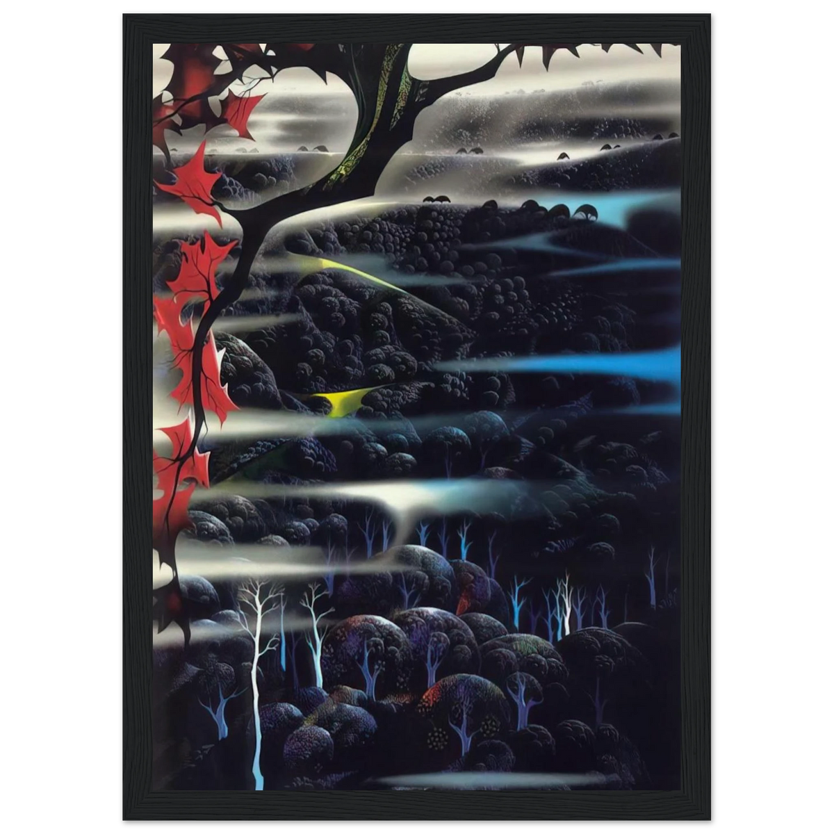 Into the Forest Framed Poster | Eyvind Earle Framed Prints Wall Art | Eyvind Earle Prints