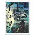 Surf Wind and Fog Framed Poster | Eyvind Earle Framed Prints Wall Art | Eyvind Earle Prints
