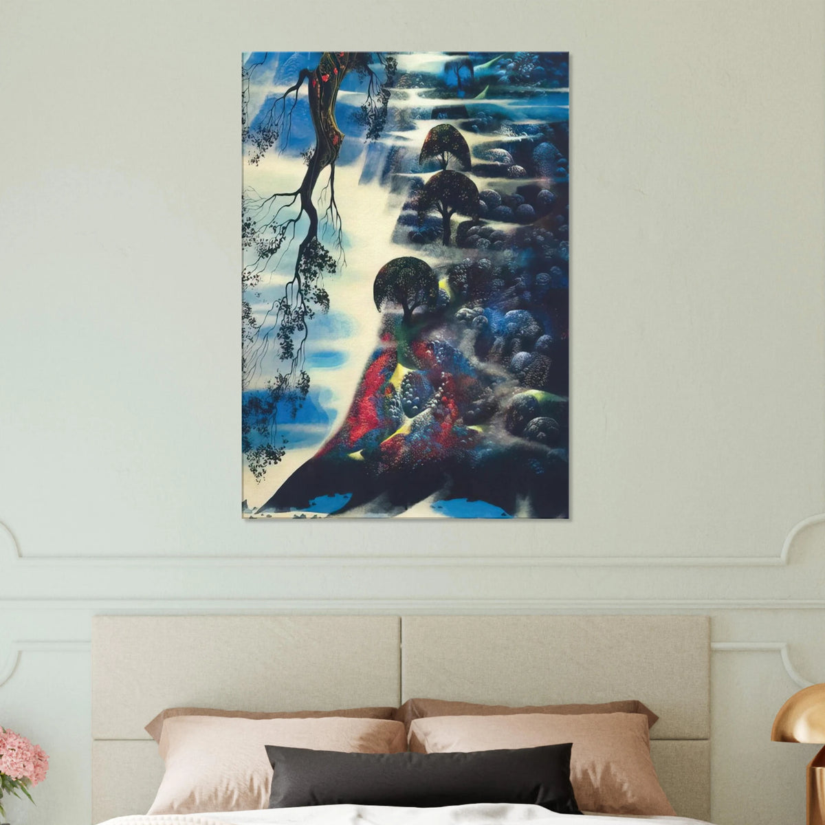 Summer Morning Mist Canvas | Eyvind Earle Canvas | Eyvind Earle Prints
