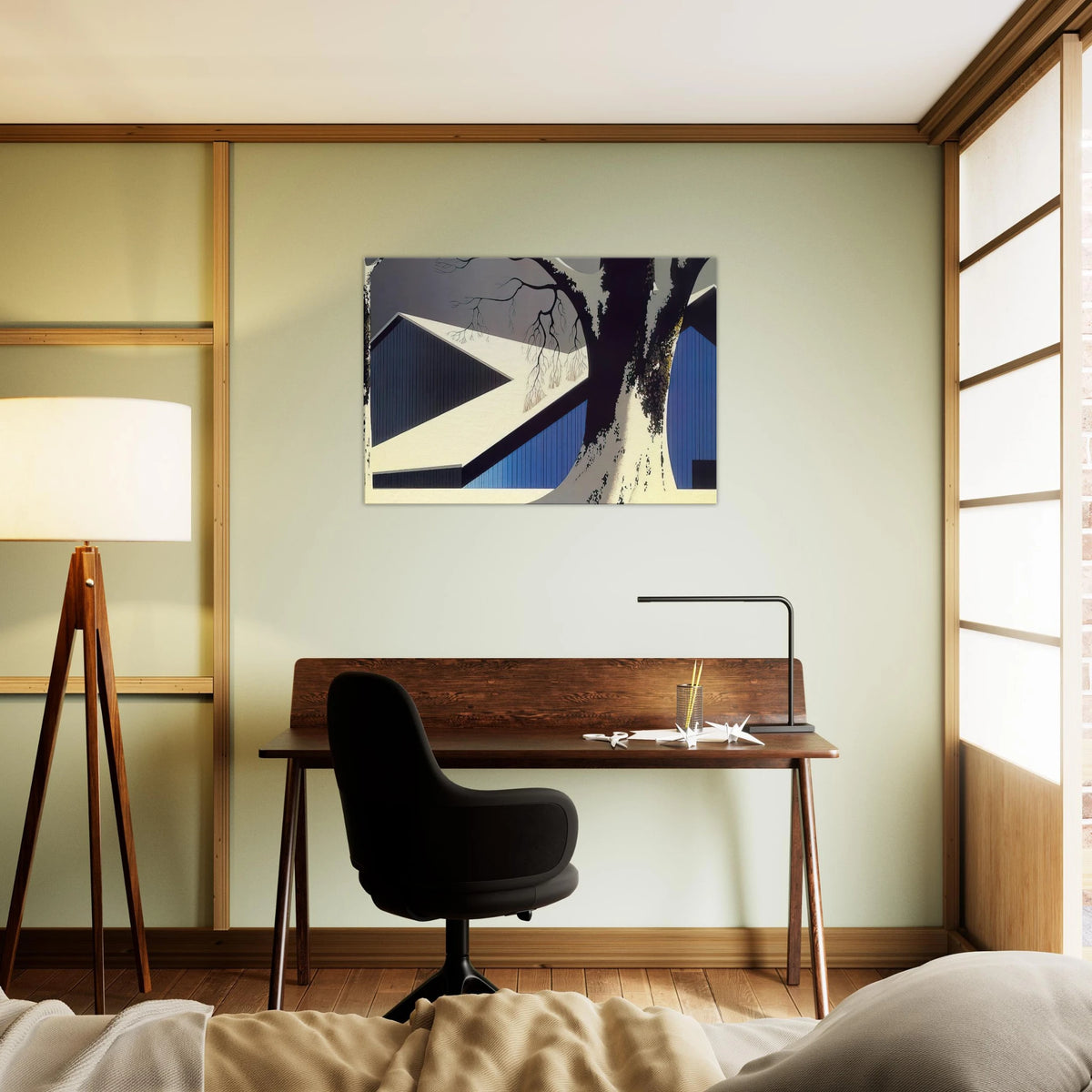 Winter Quiet Canvas | Eyvind Earle Canvas | Eyvind Earle Prints