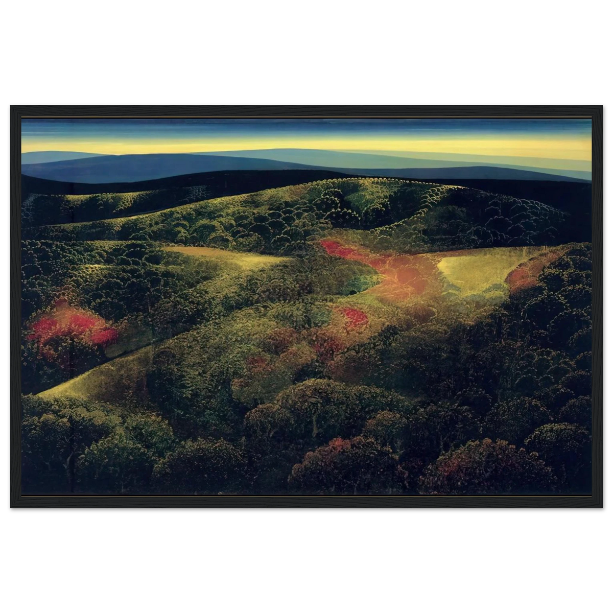 Late October Framed Poster | Eyvind Earle Framed Prints Wall Art | Eyvind Earle Prints