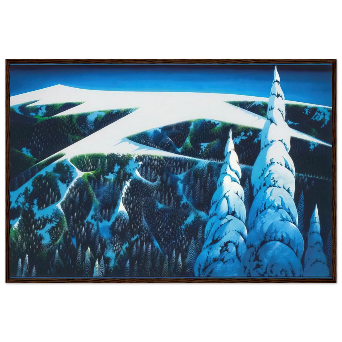 Sangre De Cristo Range Framed Poster | Eyvind Earle Framed Prints Wall Art | Eyvind Earle Prints