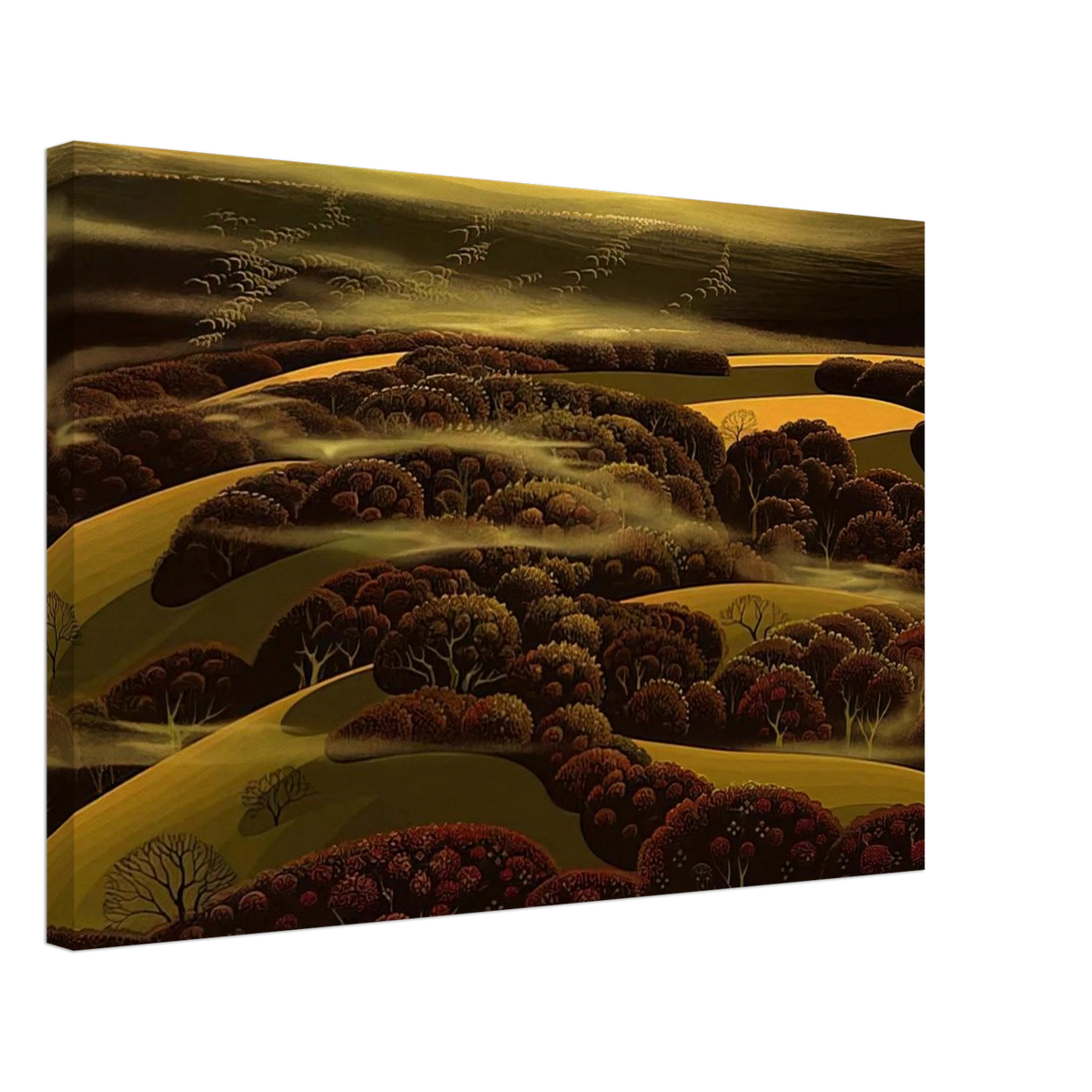 When the Fog Rolls In Canvas | Eyvind Earle Canvas | Eyvind Earle Prints