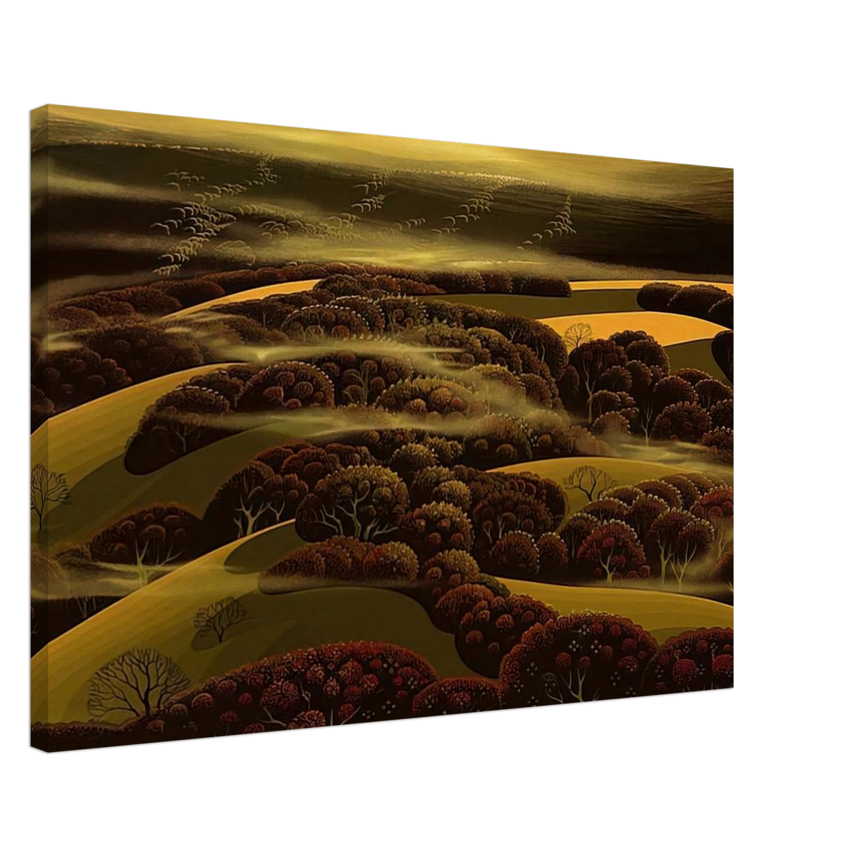 When the Fog Rolls In Canvas | Eyvind Earle Canvas | Eyvind Earle Prints