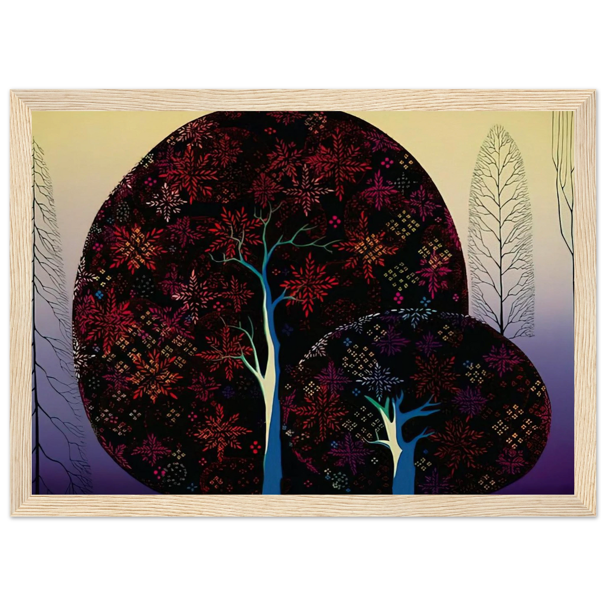 A Tree Poem Framed Poster | Eyvind Earle Framed Prints Wall Art | Eyvind Earle Prints