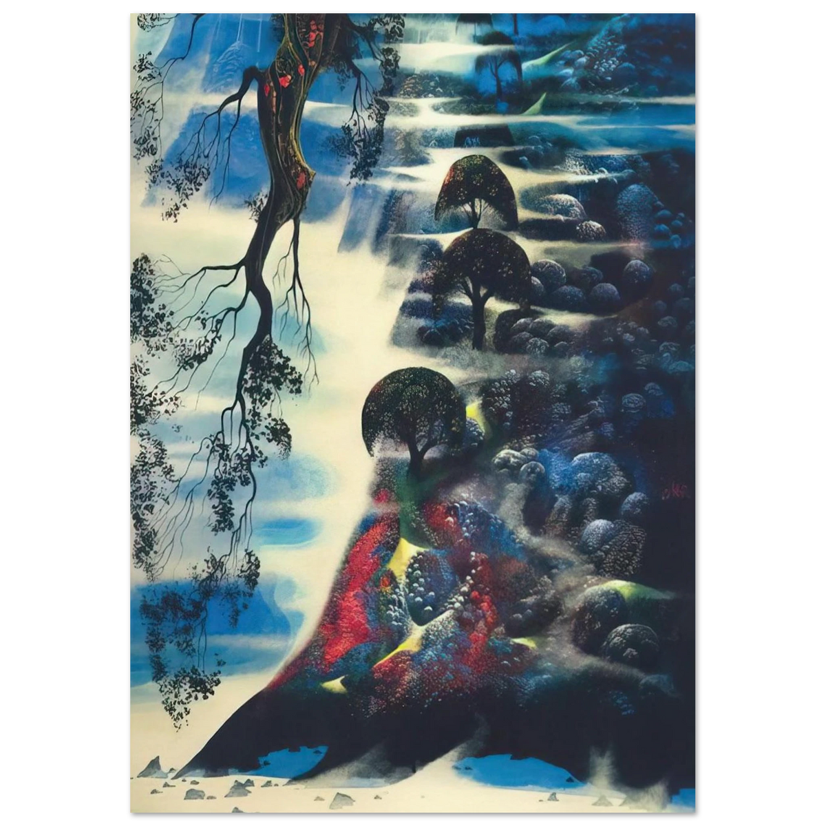 Summer Morning Mist Poster | Eyvind Earle Poster | Eyvind Earle Prints