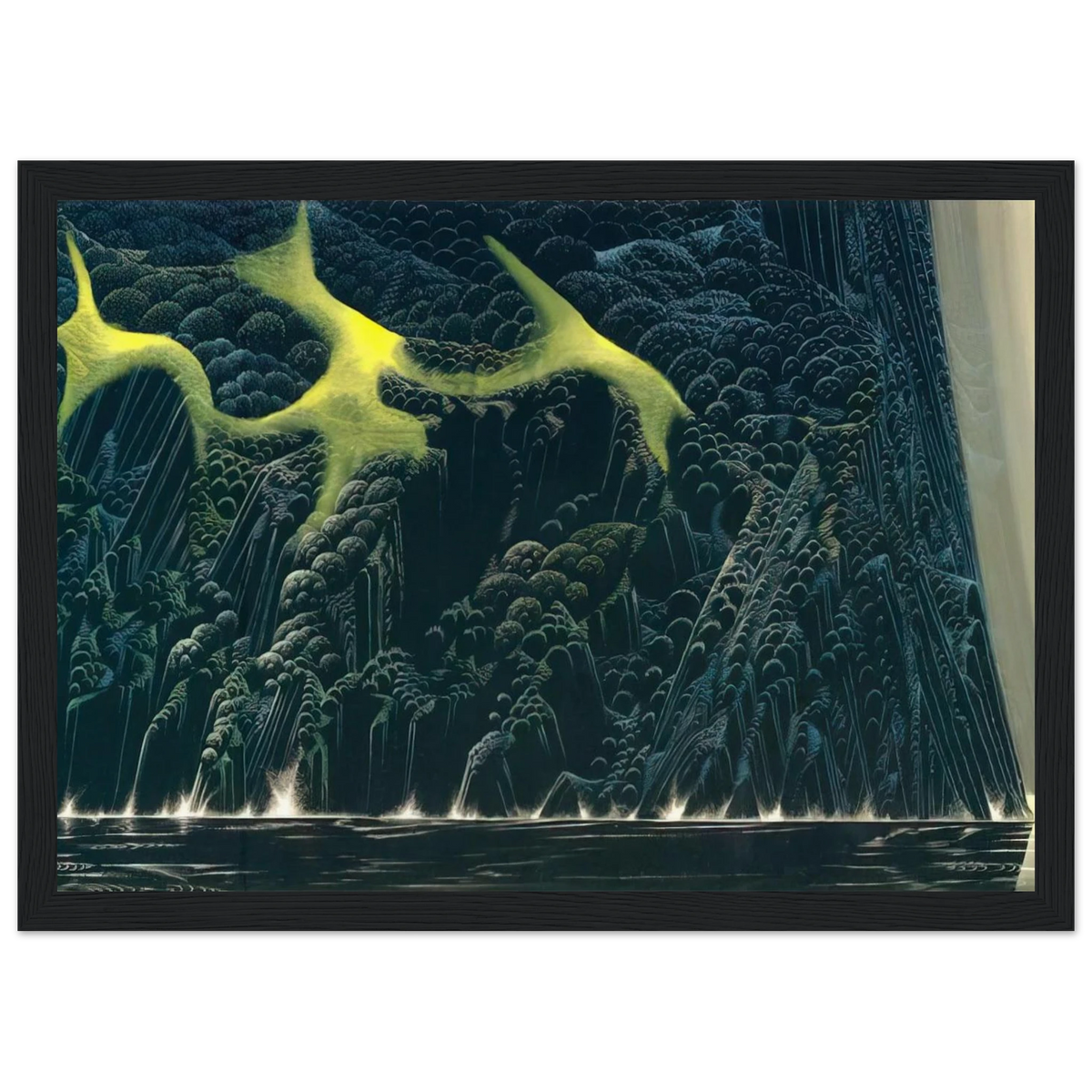 Out of the Sea Framed Poster | Eyvind Earle Framed Prints Wall Art | Eyvind Earle Prints