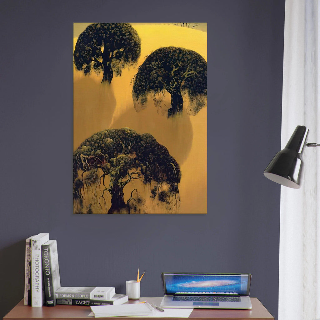Three Oaks Canvas | Eyvind Earle Canvas | Eyvind Earle Prints
