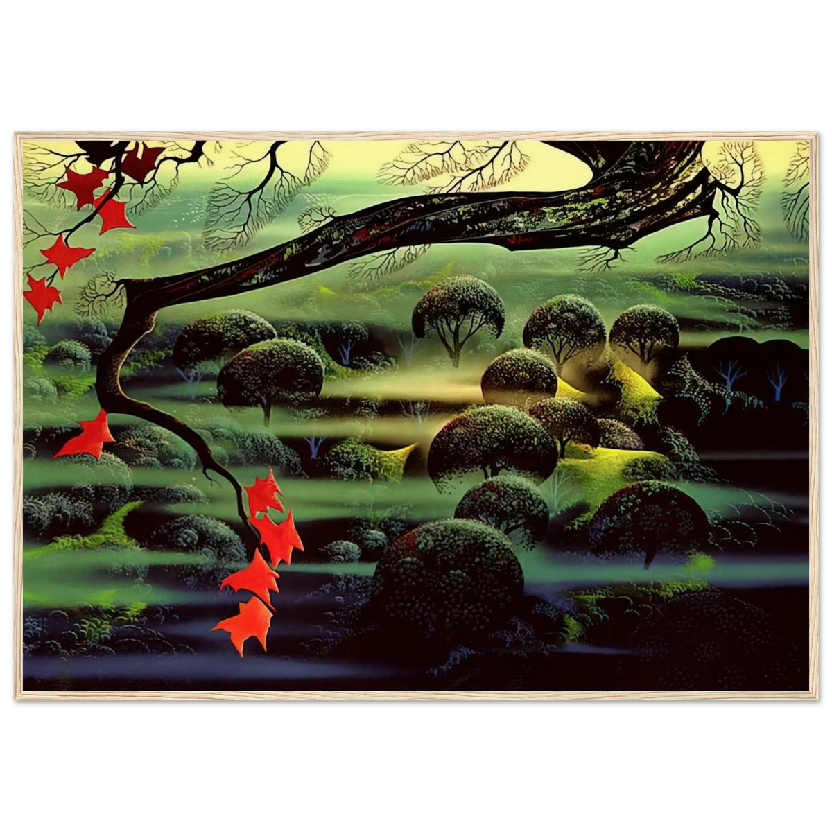 Valley of Mystery Framed Poster | Eyvind Earle Framed Prints Wall Art | Eyvind Earle Prints