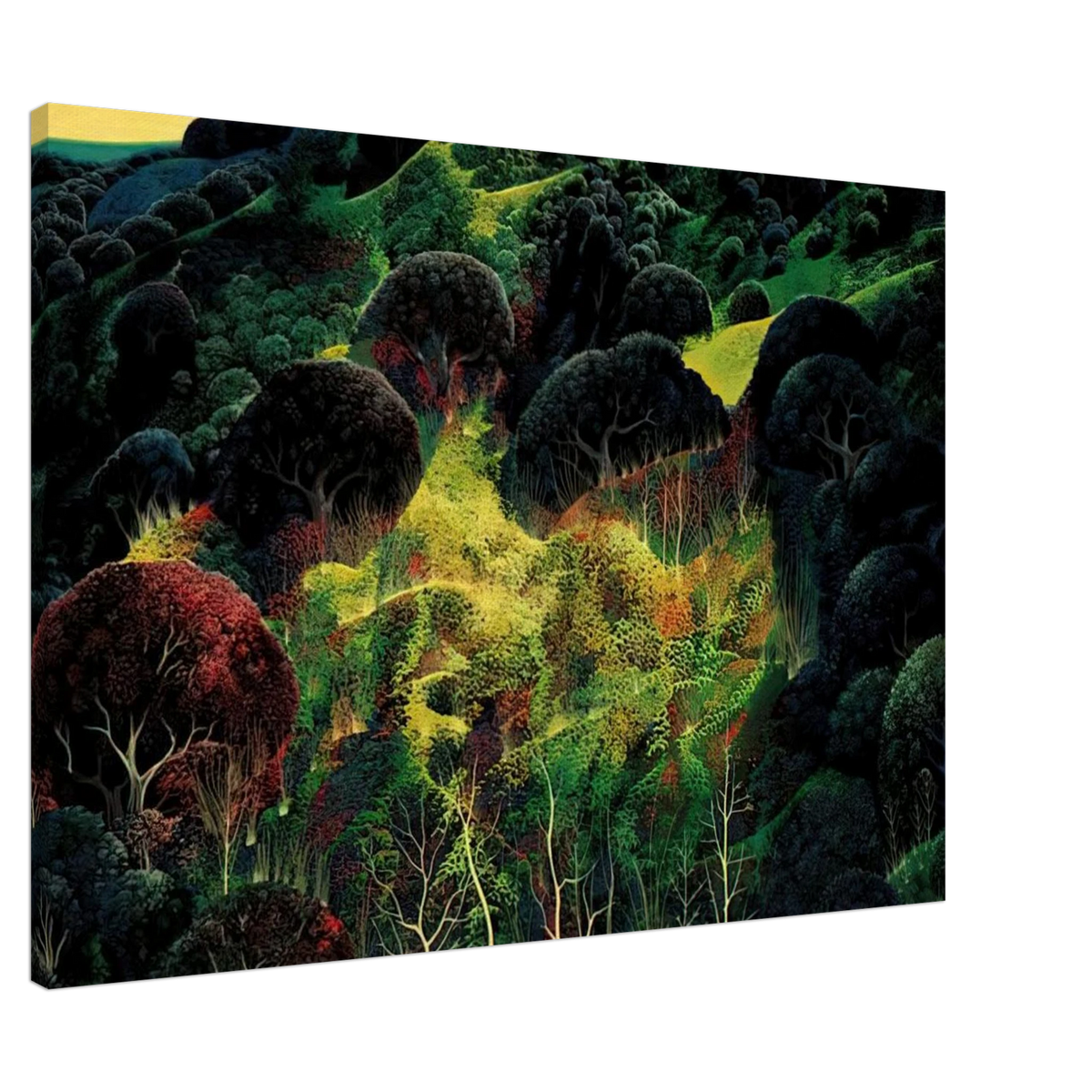 Autumn Fields Canvas | Eyvind Earle Canvas | Eyvind Earle Prints