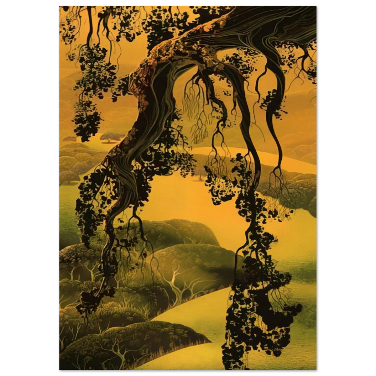 Yorktown Branch Poster | Eyvind Earle Poster | Eyvind Earle Prints