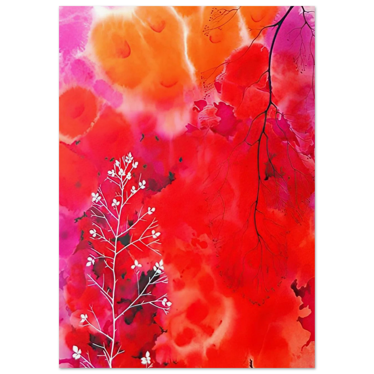 Flower Fantasy Poster | Eyvind Earle Poster | Eyvind Earle Prints