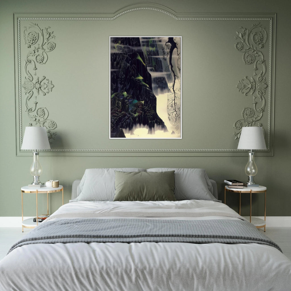 Gray Dawn Framed Poster | Eyvind Earle Framed Prints Wall Art | Eyvind Earle Prints