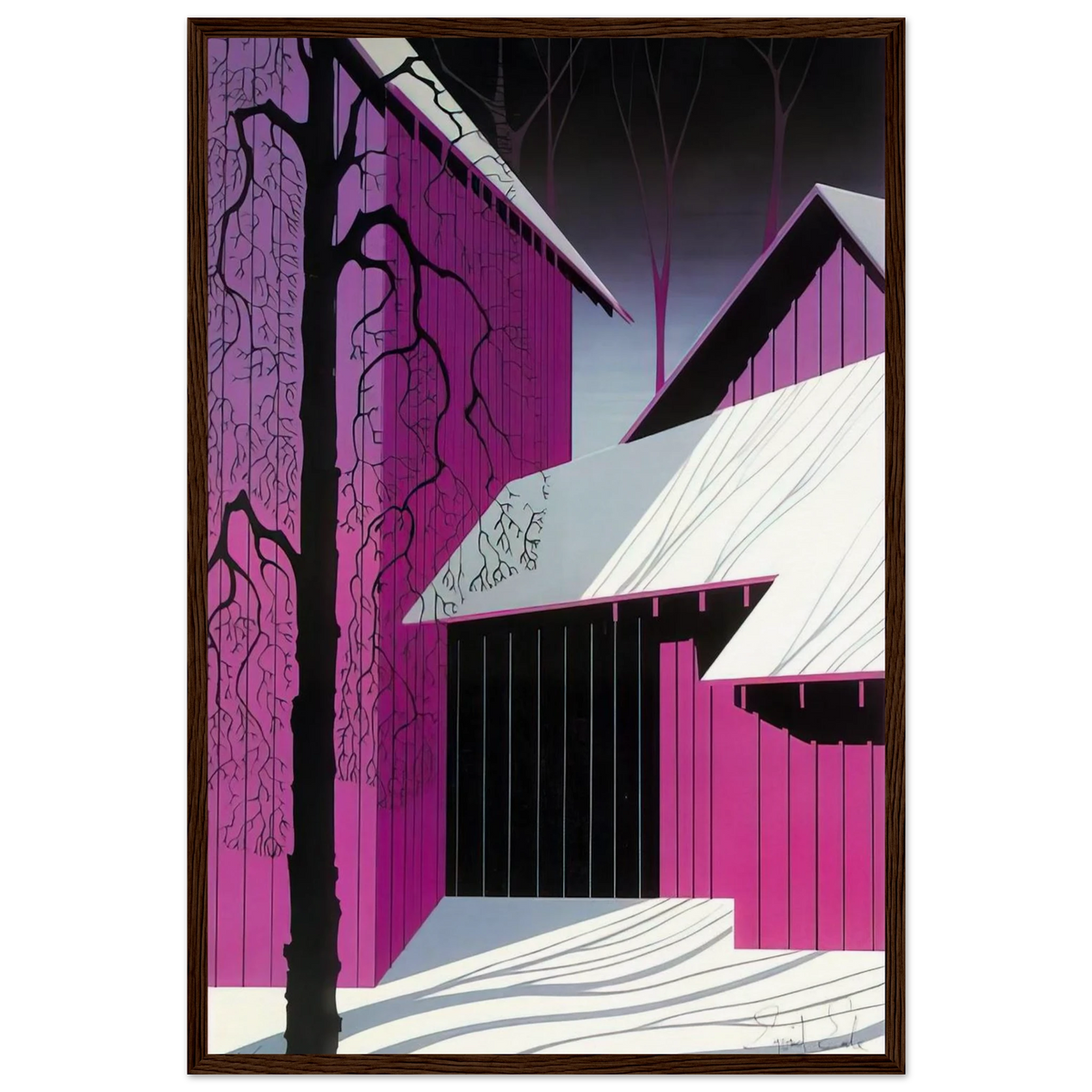Amethyst Framed Poster | Eyvind Earle Framed Prints Wall Art | Eyvind Earle Prints