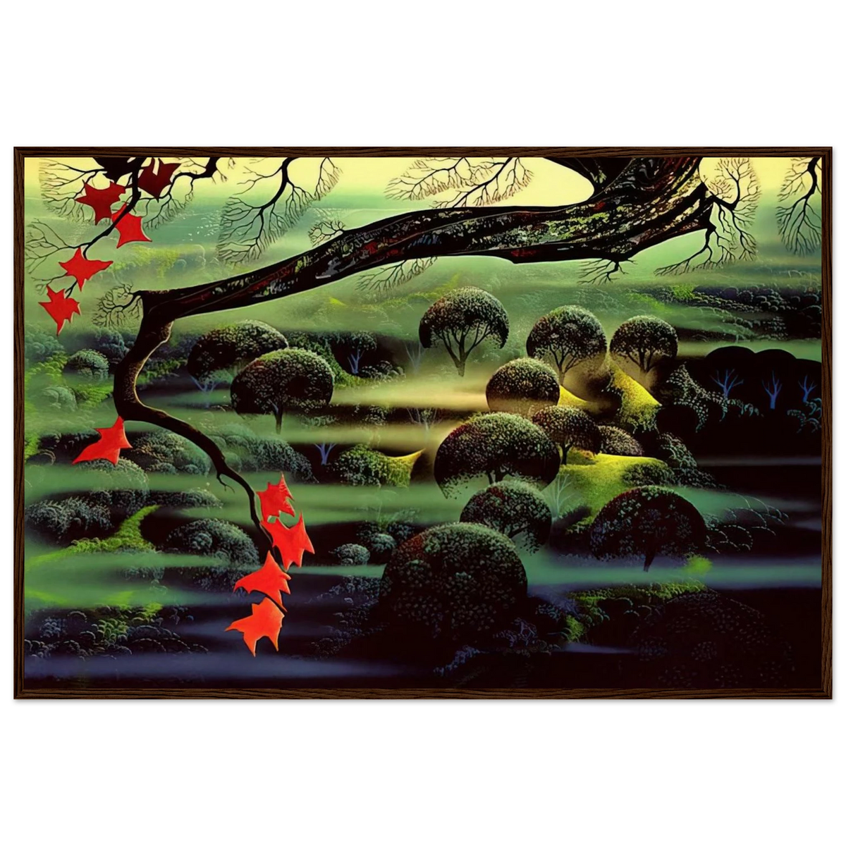 Valley of Mystery Framed Poster | Eyvind Earle Framed Prints Wall Art | Eyvind Earle Prints