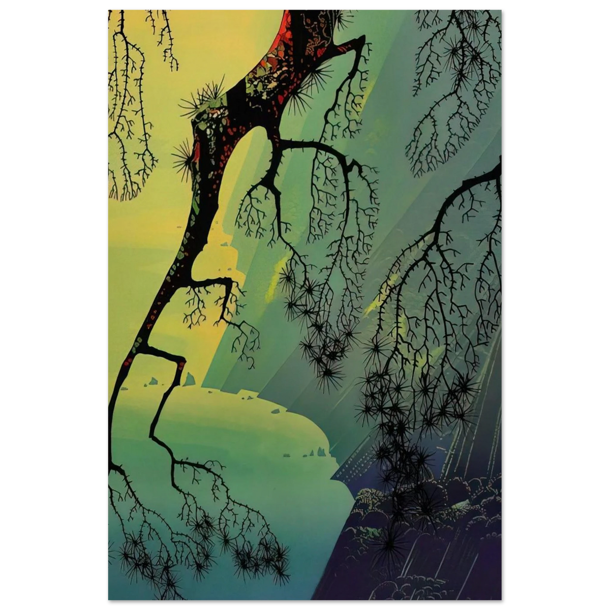 Fog Mist Poster | Eyvind Earle Poster | Eyvind Earle Prints