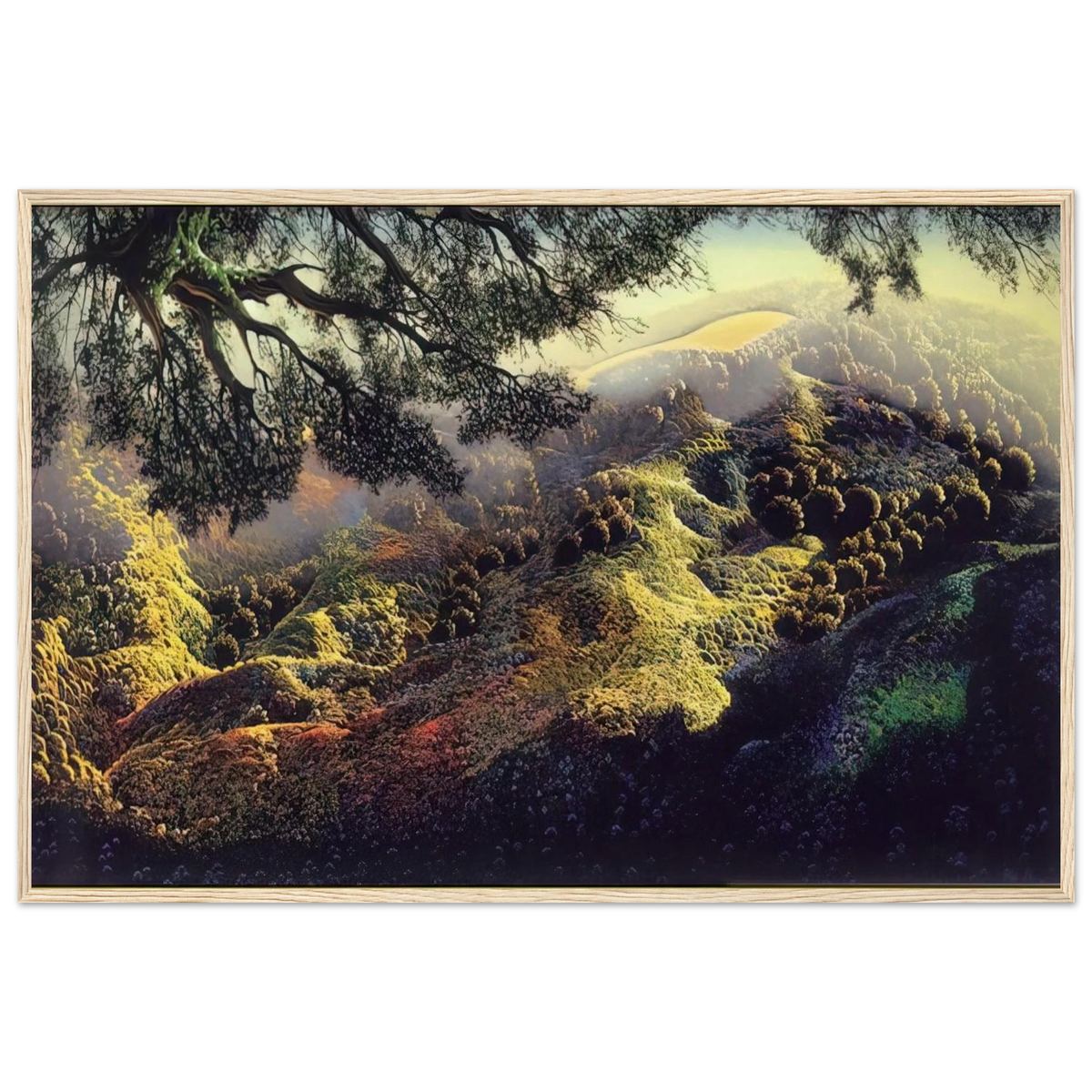 Paradise Framed Poster | Eyvind Earle Framed Prints Wall Art | Eyvind Earle Prints