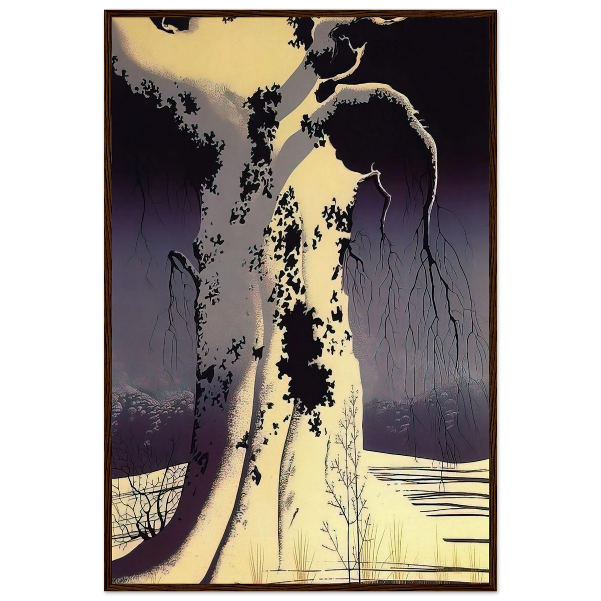 Black Oak Framed Poster | Eyvind Earle Framed Prints Wall Art | Eyvind Earle Prints