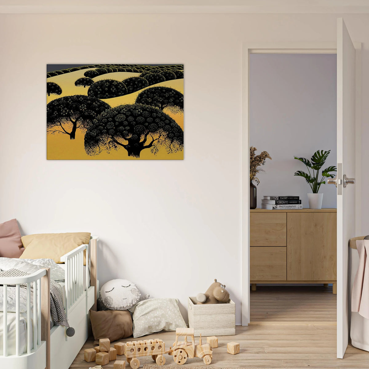 Santa Ynez Oaks Canvas | Eyvind Earle Canvas | Eyvind Earle Prints
